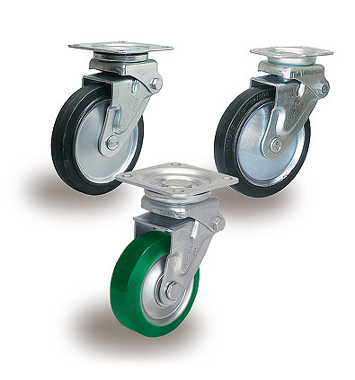 Shock Absorbing CastorsⅠ-Center coil spring type