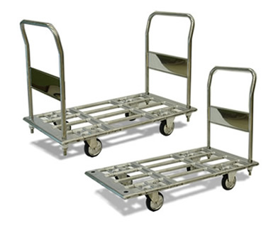 Stainless Steel Pipe Platform Truck