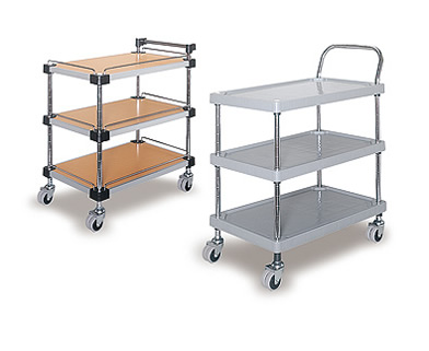 Serving Carts(Stainless Steel Pltform Truck 2 or 3 shelf Types)