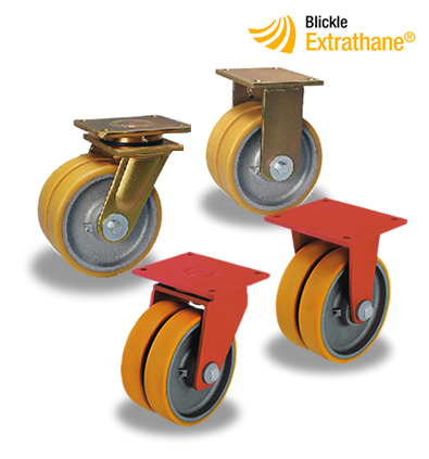 Twin Wheeled Extra Heavy Duty Castors