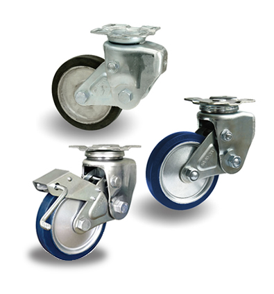 Shock Absorbing Castors Ⅲ　Advanced coil spring type