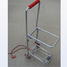 Two-stage folding carry cart