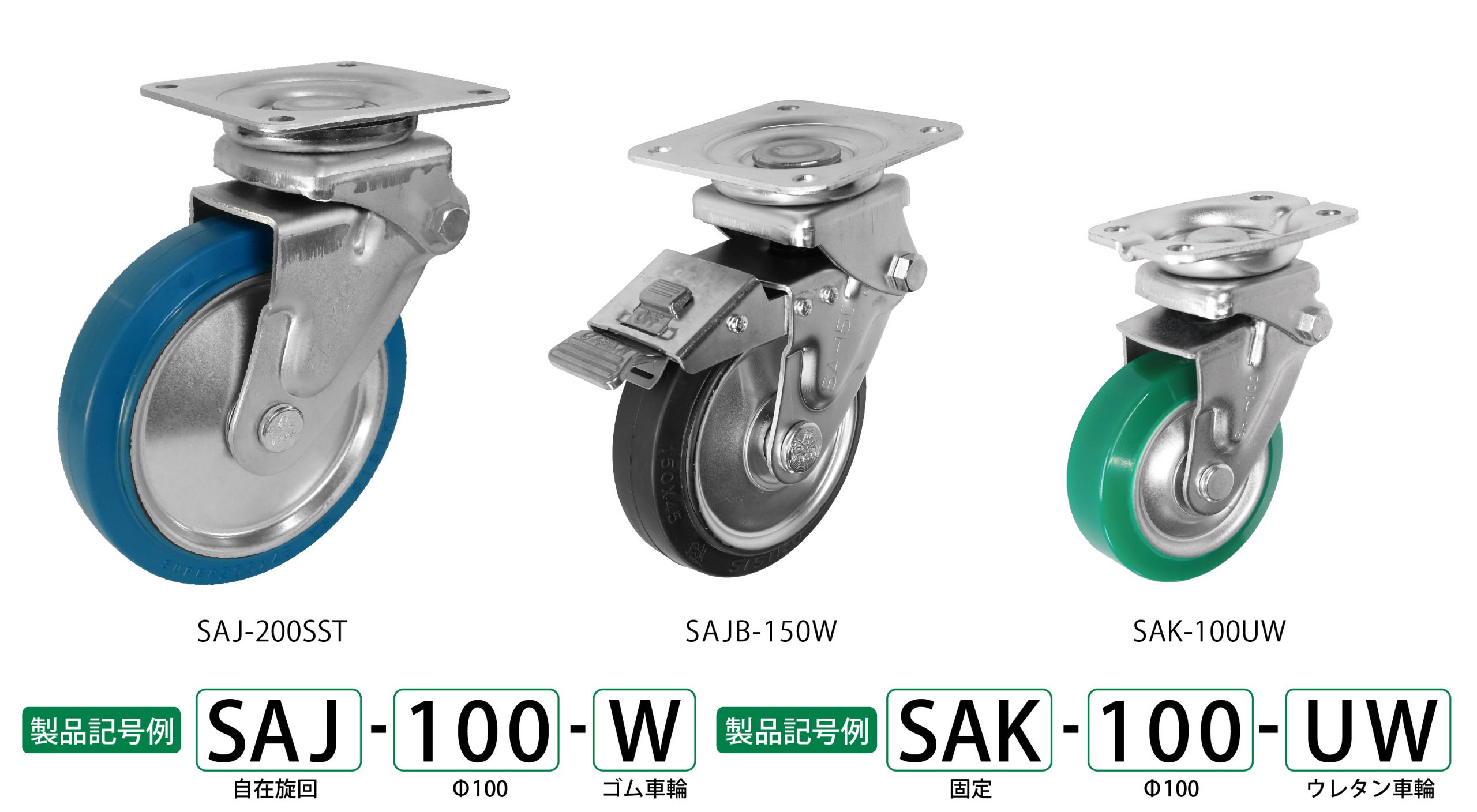 人気ブランド多数対象 シシク 緩衝キャスター 自在 200径 ゴム車輪 SAJTO200TRAW r20 s9-831