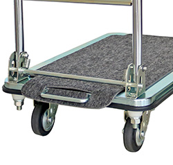 運搬台車 (スチール製鋼板補強ボディ)DSA足踏みバー